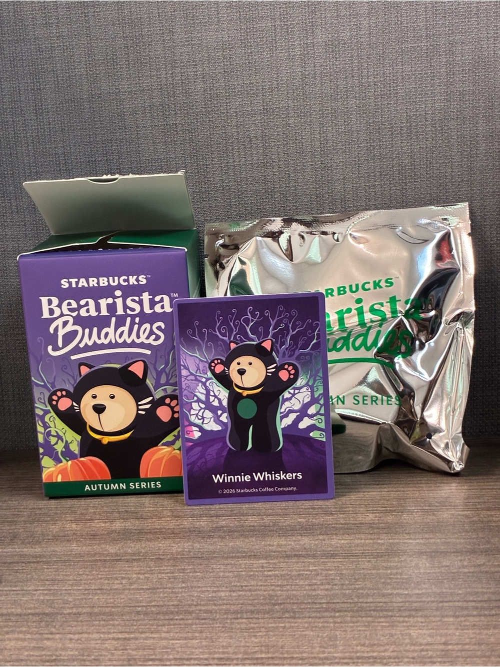 Starbucks Halloween Bearista Buddies keychain Mystery Box